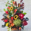 Exotic flower arrangement